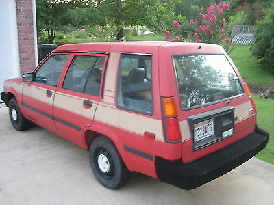 Toyota : Tercel Wagon Toyota Tercel 4WD, 1986 Original rust free Classic, Voted most durable car made