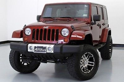 Jeep : Wrangler Unlimited Sahara 2008 jeep wrangler unlimited sahara custom 4 x 4 bilstein shocks 35 toyo tires