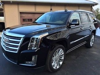 Cadillac : Escalade Platinum 2015 cadillac escalade platinum edition 5300 miles bose stereo sunroof