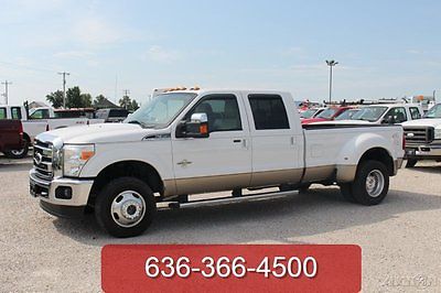 Ford : F-350 Lariat 2011 lariat used turbo 6.7 l v 8 powerstroke diesel crew dually 4 x 4 leather auto