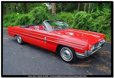 Oldsmobile : Eighty-Eight Dynamic VERY Clean 62 Olds Dynamic Eighty-Eight Convertible 78K Miles V-8 Auto Fast Fun!