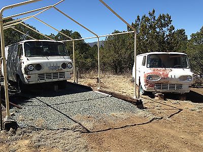 Ford : E-Series Van Supervan Heavy Duty 1965 and 1966 ford econoline vans for parts or restore lots of rare parts