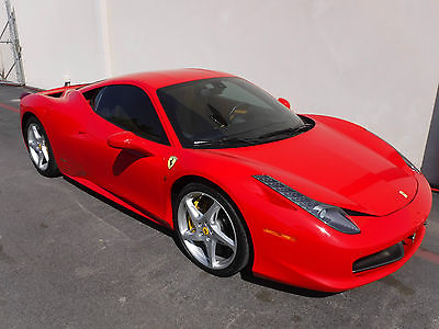 Ferrari : 458 Base Coupe 2-Door 2012 ferrari 458 italia ferrari certified