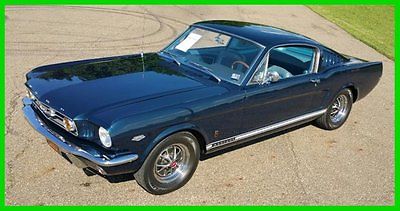 Ford : Mustang 66 mustang gt fastback k code 4 speed manual 289 ci 271 hp high performance