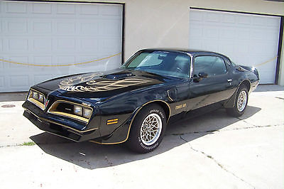 Pontiac : Trans Am BLACK 1978 pontiac trans am 400 4 speed