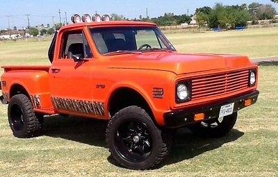 Chevrolet : C-10 1968 chevrolet c 10 custom 4 x 4 auto cold ac solid texas truck