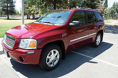 GMC : Envoy SLE Sport Utility 4-Door 4 wd automatic 4.2 l 6 cylinder sle 2 red jewel tintcoat tow package low mileage