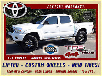 Toyota : Tacoma Double Cab TRD OFF ROAD 4x4 - LIFTED 1 owner service record brand new 33 tires 20 american racing wheels bkup cam