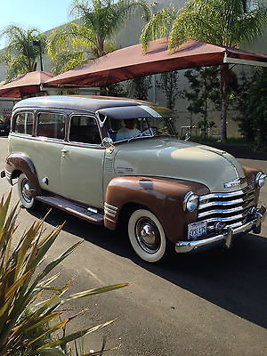 Chevrolet : Suburban chevy oldie classic chrome 1949 suburban tahoe ltz inline 6