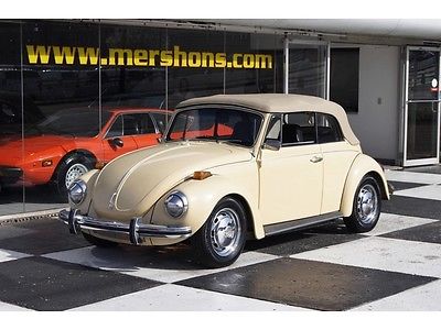 Volkswagen : Beetle - Classic 1972 volkswagen beetle classic 4 speed manual 2 door convertible