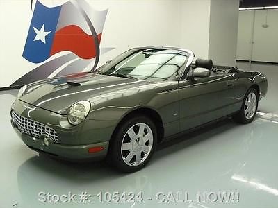 Ford : Thunderbird PREMIUM HARD TOP HTD LEATHER 2003 ford thunderbird premium hard top htd leather 76 k 105424 texas direct auto