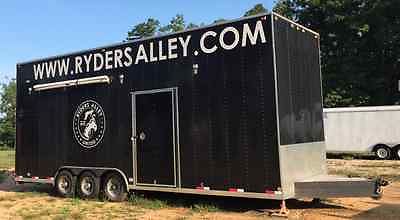 30' ft Stacker Race Trailer Triple Axle