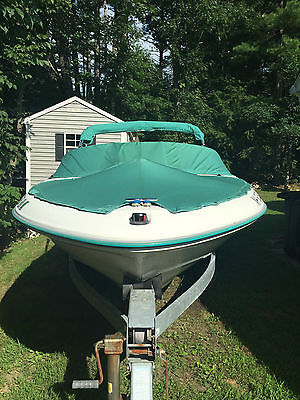 1995 SEA RAY 175 BOWRIDER WITH TRAILER, BIMINI TOP AND COVER, 135HP MERCRUISER