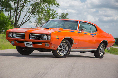 Pontiac : GTO Judge 1969 orange pontiac gto judge phs buildsheet documented