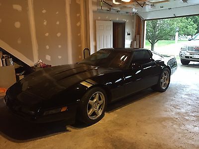 Chevrolet : Corvette LT-4 Optioned Coupe 1996 black lt 4 corvette coupe 1 of 614 345 hp 6 speed