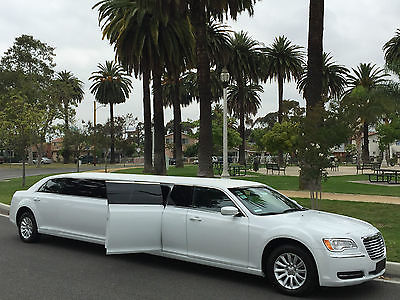 Chrysler : Other Base Sedan 4-Door 2014 white 140 inch 5 th dr chrysler 300 limo for sale 1245