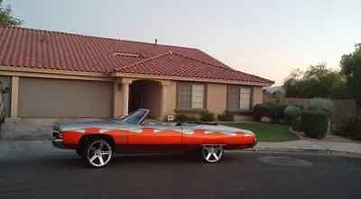 Chevrolet : Impala convertible 1972 chevrolet impala convertible candy tangerine air ride