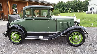 Ford : Model A 5 WINDOW DELUXE COUPE 1931 ford model a deluxe rumble seat 5 window coupe all steel restored