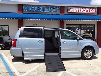 Chrysler : Town & Country Touring 2013 chrysler town country wheelchair van with over 1800 in mps hand controls