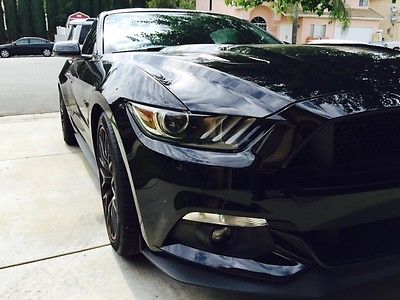 Ford : Mustang GT 2015 fort mustang gt 5.0 coupe black on black premium performance package