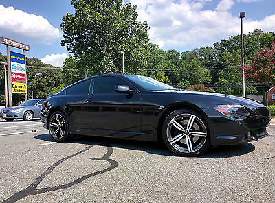 BMW : 6-Series Base Coupe 2-Door 2007 bmw 650 i black black coupe w only 62 k miles