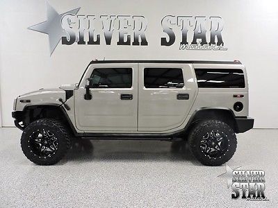 Hummer : H2 4WD Luxury 4WD 04 h 2 hummer suv 6.0 l luxury leather sunroof gps fuelwheels tx