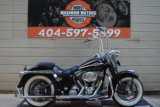 Harley-Davidson : Softail 2005 flstsi heritage springer minor sheetmetal damage we ship worldwide look