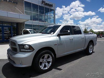 Ram : 1500 Sport 4x4 Black Leather NAV 5.7L V8 RamBox 8-Speed Sport Premiem 4x4 Black Leather NAV 5.7 L V8 8-Speed Auto RamBox Tonneau Cover