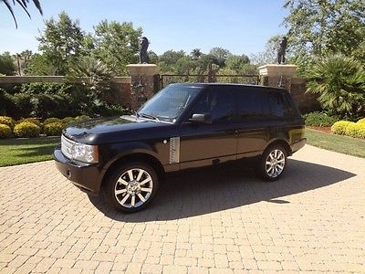 Land Rover : Range Rover Supercharged 2008 land rover range rover supercharged clean service records