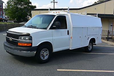Chevrolet : Express Base Cutaway Van 2-Door 2003 chevrolet express 3500 cutaway utility body van 6.0 l service truck srw 60 k