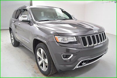 Jeep : Grand Cherokee Overland 3.6L V6 Gas RWD SUV - Sunroof Back-Up Cam UConnect 8.4 Leather Sunroof 2015 Jeep Grand Cherokee Overland