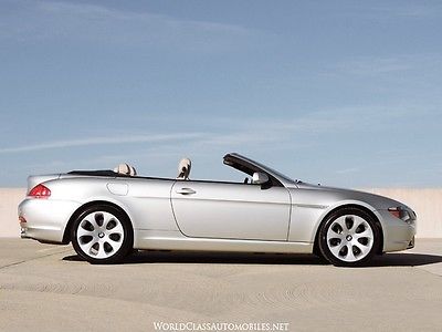 BMW : 6-Series 645Ci Convertible 2004 bmw 645 ci convertible automatic 2 door convertible