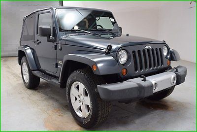 Jeep : Wrangler Sahara 4x4 Manual V6 SUV Soft Top roof 2 Doors Aux FINANCING AVAILABLE!! 107k Miles Used 2008 Jeep Wrangler Sahara 4WD SUV Cloth