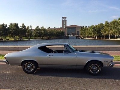 Chevrolet : Chevelle SS 1968 chevelle ss 396 matching numbers motor cortez silver 4 speed 12 bolt