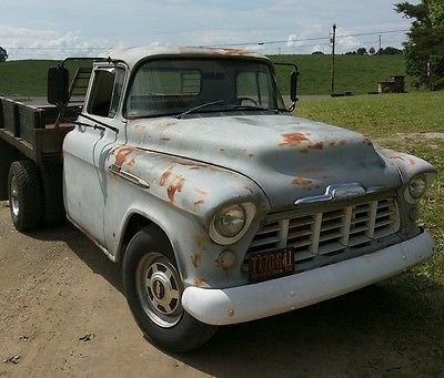 Chevrolet : Other Pickups 3600 1956 chevrolet 3600 flat bed truck dually drw