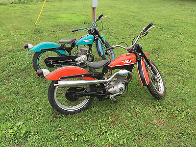 Harley-Davidson : Other 1963 harley davidson hummers bth 165 model this is for a pair wow rare rare rare