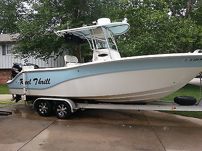 2008 Seafox 256 Commander Boat Twin 175 HP Suzuki Fourstrokes Freshwater Used