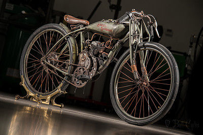Custom Built Motorcycles : Other Board track racer Harley Peashooter antique vinatge pre war bicycle