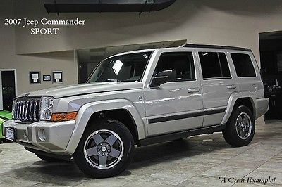 Jeep : Commander 4dr SUV 2007 jeep commander sport popular equipment group quick order package 17 wheels
