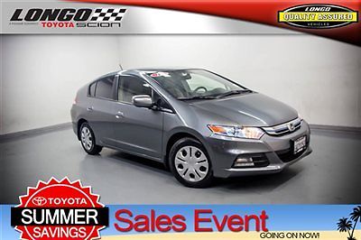 Honda : Insight 5dr CVT 5 dr cvt low miles sedan automatic 1.3 l 4 cyl polished metal metallic