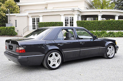Mercedes-Benz : E-Class 4-door sport sedan 1994 mercedes benz e 500 pearl black ca car immaculate books recs