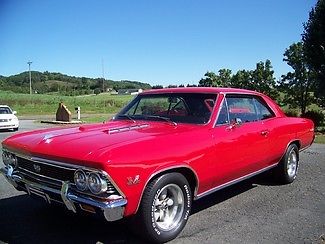 Chevrolet : Chevelle SS 1966 chevy chevelle ss 2 door hardtop 396 v 8 4 speed complete frame off 2259 mi