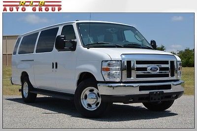 Ford : E-Series Van XLT Extended 15 Passenger Van 2012 e 350 xlt extended 15 passenger van low miles navigation rear camera sync