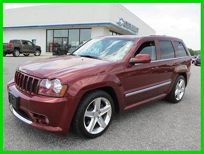 Jeep : Grand Cherokee 4WD 4dr SRT-8 Used Sunroof Chrome Wheels Burgandy 2007 4 wd 4 dr srt 8 used 6.1 l v 8 16 v automatic 4 wd suv premium leather sunroof