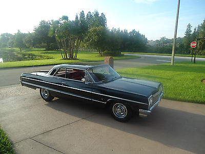 Chevrolet : Impala BLACK 1964 impala gorgeous very rare 283 engine 4 speed stunnung car beautiful