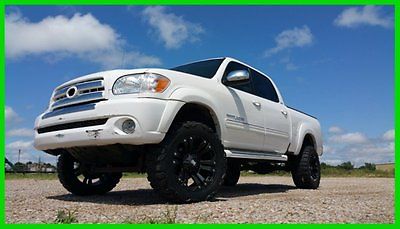 Toyota : Tundra SR5 V8 2005 toyota tundra double cab 4 x 4 lifted truck with 20 wheels and 33 nitto mud
