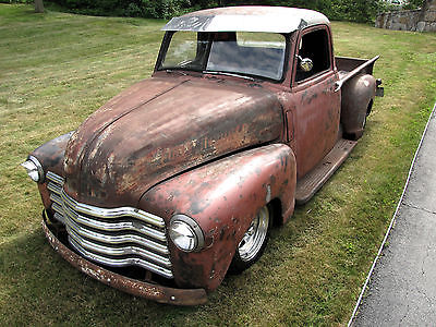 Chevrolet : C-10 PATINA SHOP TRUCK / RAT ROD  1950 chevrolet 3100 pickup shop truck rat rod hot rod genuine patina