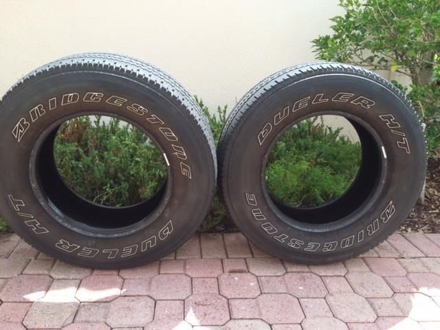 2 Bridgestone Dueler Tires, 0