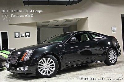 Cadillac : CTS 2dr Coupe 2011 cadillac cts premium awd coupe navigation heated cooled seats sunroof wow
