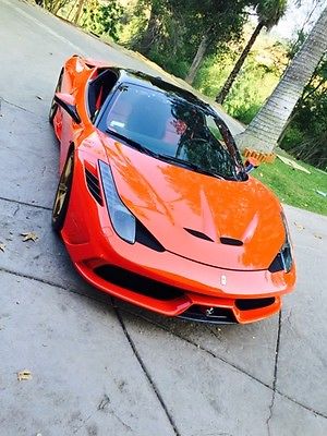 Ferrari : 458 2015 Ferrari 458 Italia Speciale 2015 ferrari 458 italia speciale fully loaded all options rosso scuderia